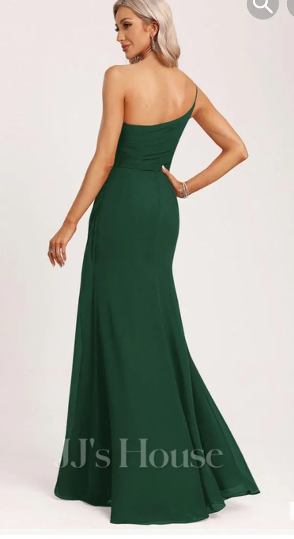 Formal Hunter Green Dress - Image 6