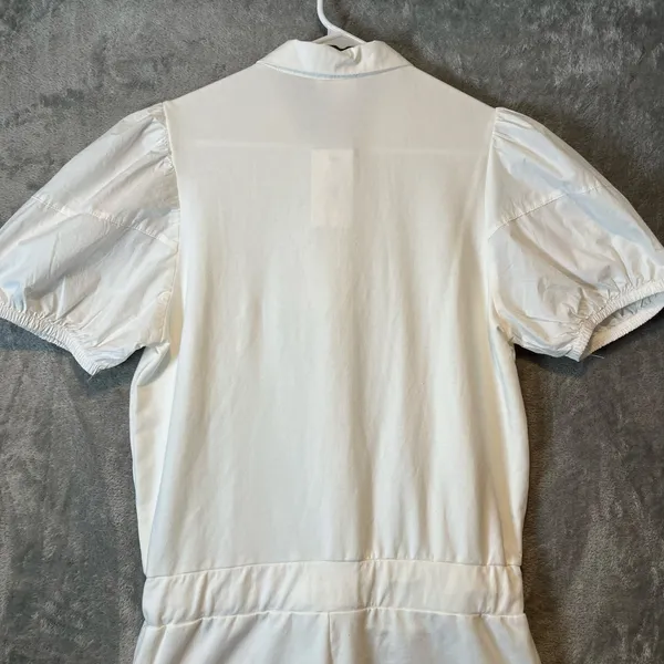 SUNDAYS Sz M Barrett Romper in Coconut Milk‎ Short Sleeve New Women's - Image 3