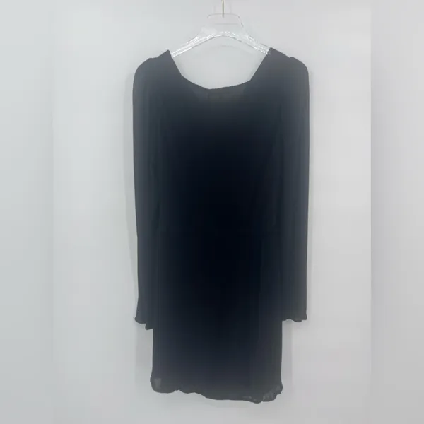 LoveShackFancy‎ black Nanita cut-out mini dress size 12 NWT - Image 4