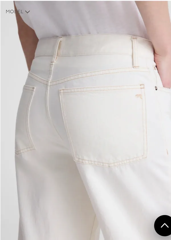 Madewell White Jeans - Image 2
