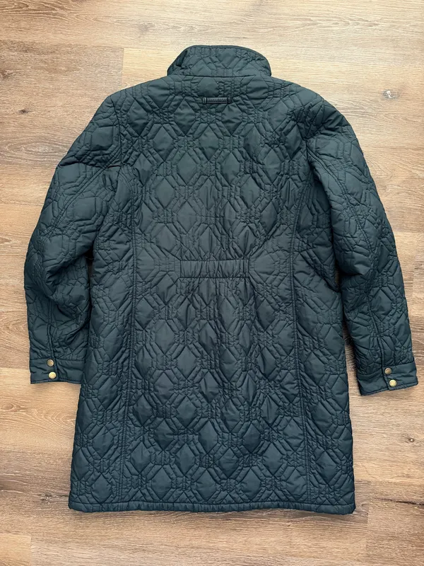 Lands’ End Black Quilted Puffer Coat - Image 5