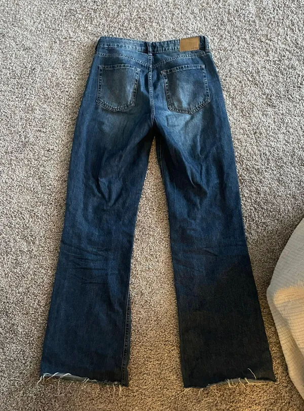 High Rise Wide Leg Jeans Size 4 - Image 4