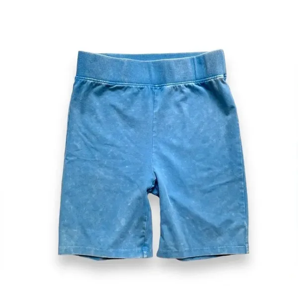 Anthropologie Maronie Blue Athletic 7” Biker Shorts - Image 2