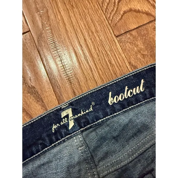 7 for all Mankind low rise bootcut jeans size 26 - Image 5
