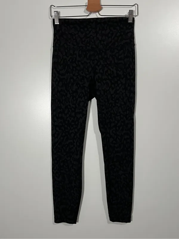 Lululemon Wunder Train High-Rise Leggings Size 8 *Drawstring Cut* Formation Camo - Image 5