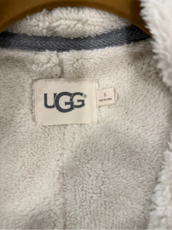 Ugg Faux Shearling Shawl Cardigan Size Small - Image 5