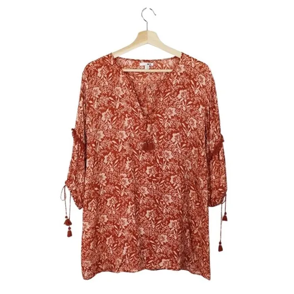 Amuse Society Costello Fringe Mini Dress Small - Image 4