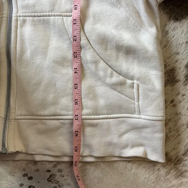 LULULEMON Scuba Oversized Full Zip Natural Ivory Size‎ M/L - Image 12
