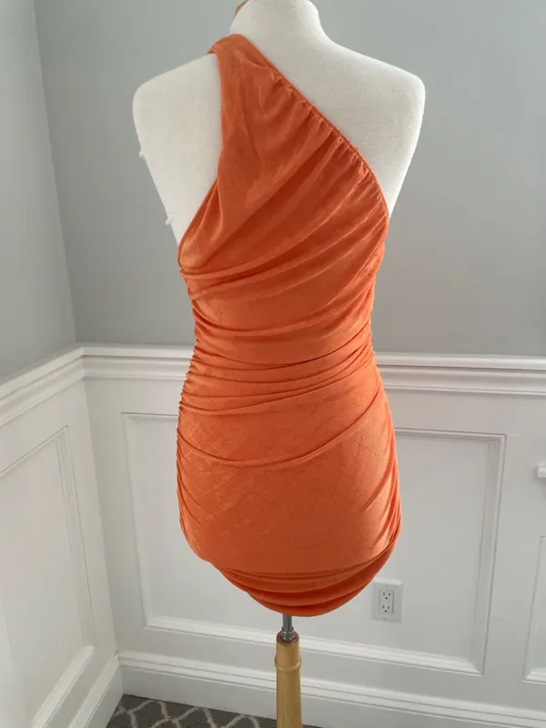 Lioness "The Goddess" Mini Dress In Orange! - Image 7