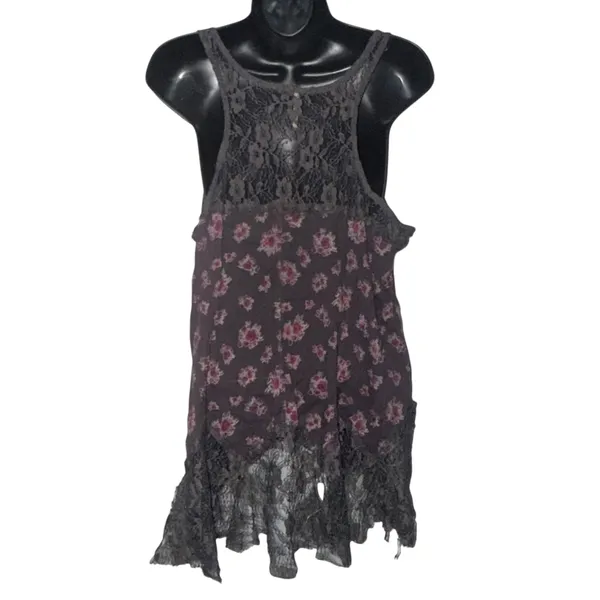 Free People floral lace camisole tank top - Image 3
