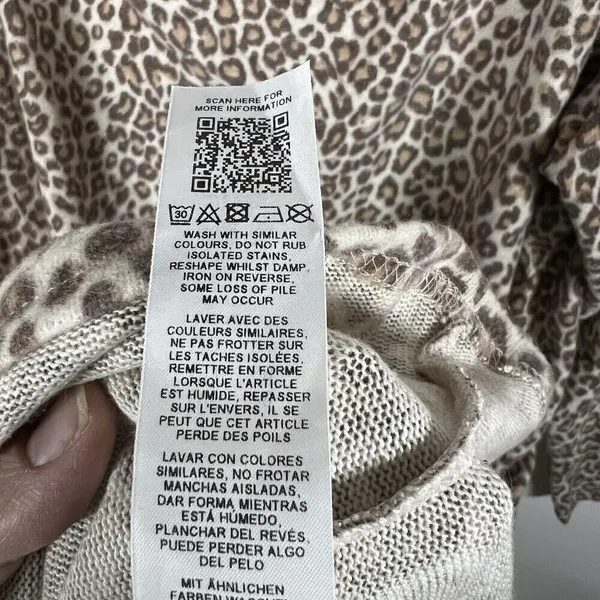 ASOS Curve Animal Print Long Dress Long Sleeves Women’s‎ Plus Size 24 - Image 9