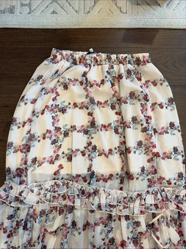 Endless Rose Floral Maxi Skirt in Size Small - C57-006 - Image 3