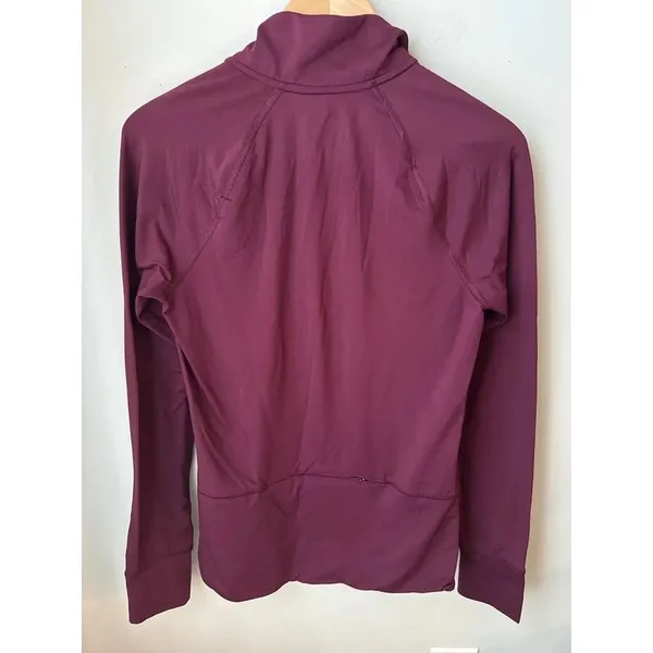 Champion Purple High Low Quarter Zip Running Pullover Medium - Image 4