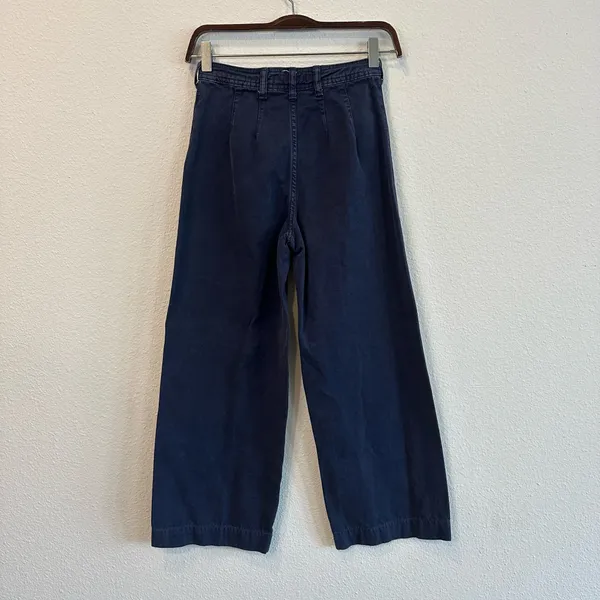 Free People Crop Wide Leg Chino Pants - Image 4