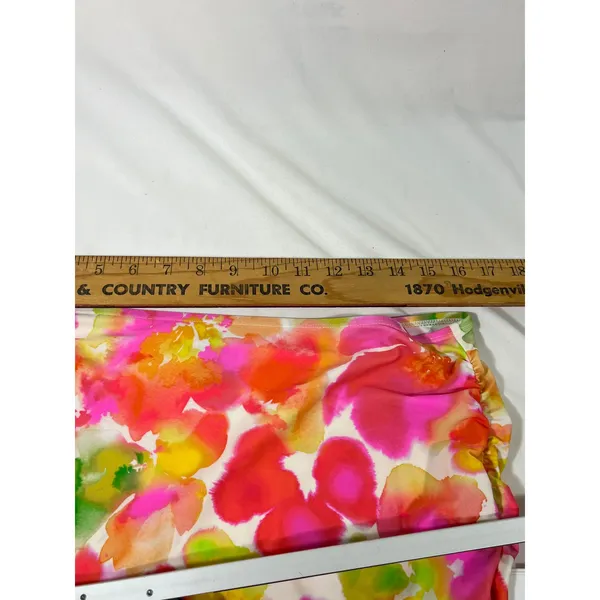 Shade & Shore Floral‎ Ruched Swim Skirt Women L Multicolored Tropical Beachwear - Image 8