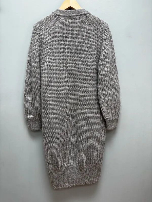 Banana Republic Wool / Mohair Duster Cardigan in Grey M - Image 6