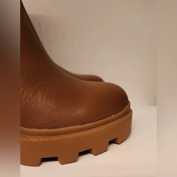 Steve Madden Roxie Cognac Brown Leather Moto Boots Women’s Size 9.5 - Image 13