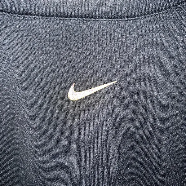 Nike Black Boxy Sweatshirt with Gray Sleeve Detail‎ - Image 4