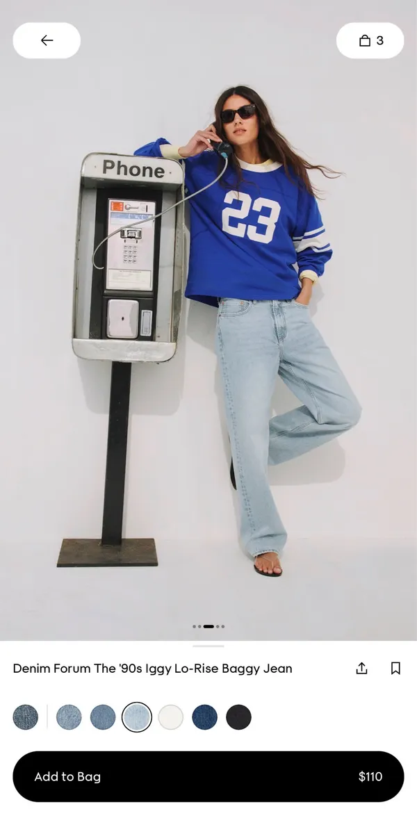 Aritzia Denim Forum Iggy The ‘90s Lo-Rise Baggy - Image 8