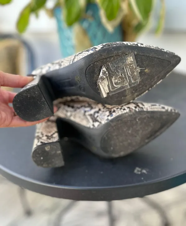 Worthington Snake Skin Heels - Image 4