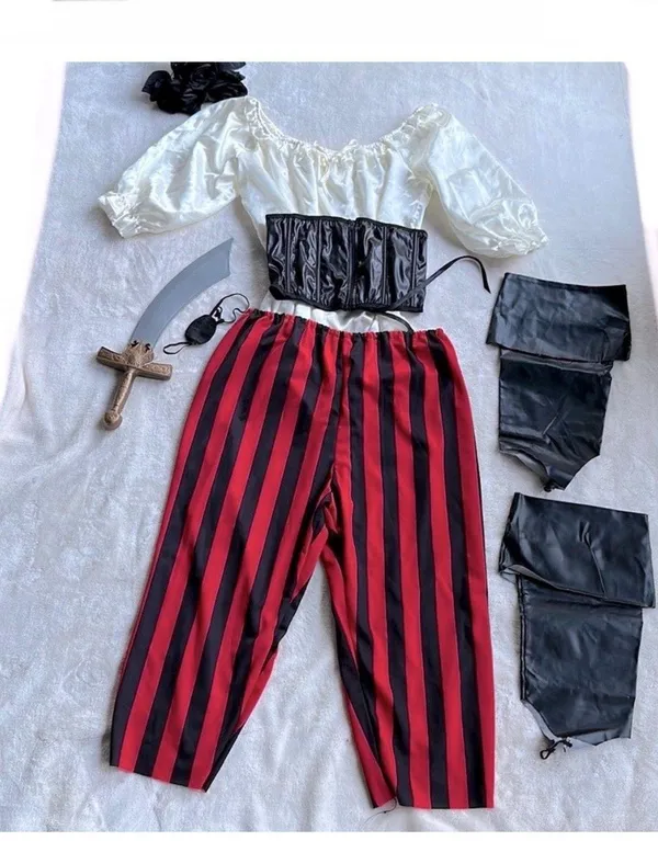 California Costumes Halloween Pirate Costume Sz L - Image 3