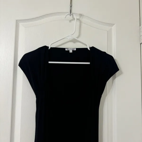 REFORMATION Harlyn Knit Dress black Size S - Image 5