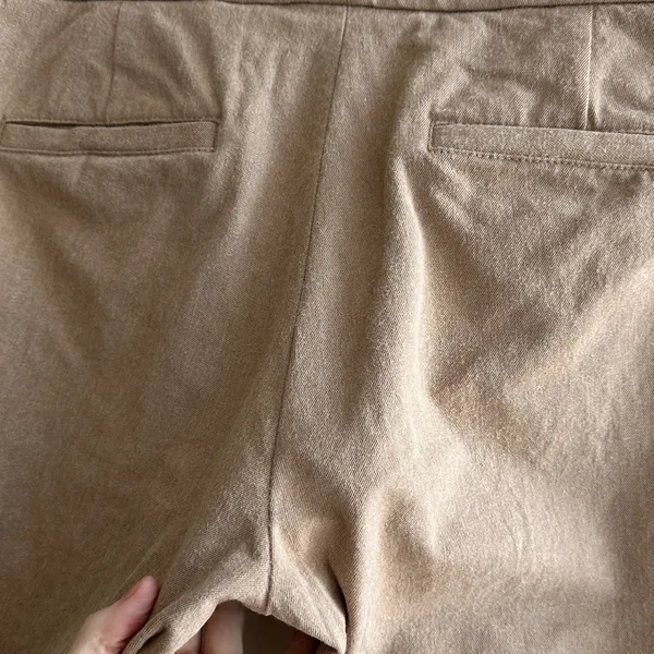 Banana Republic Sloan Trousers, Dress Pants, Tan/Khaki, Size 8 - Image 14