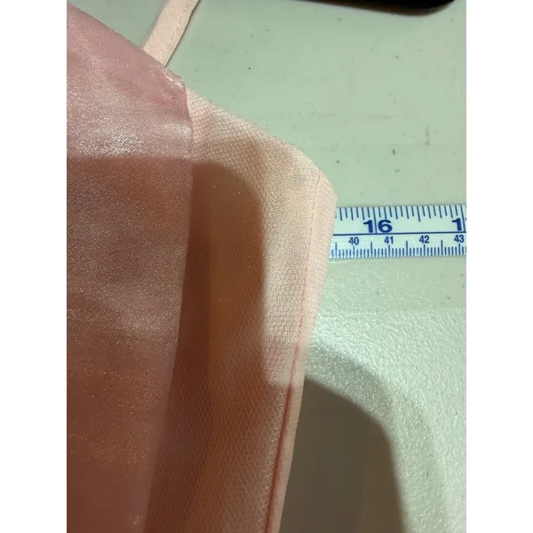AURA Tulle Bow‎ Midi Dress Womens Small Pink Sweetheart Balletcore Coquette - Image 11