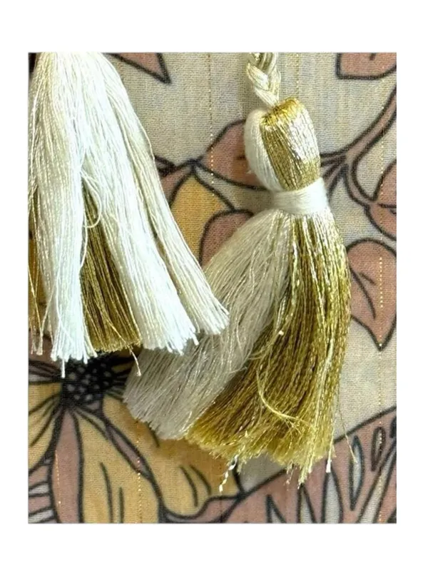 The Jetset Diaries TJD ⚘ Frangipani Maxi Dress ⚘ Gold Print ⚘ Large ⚘ Thigh Slit - Image 11
