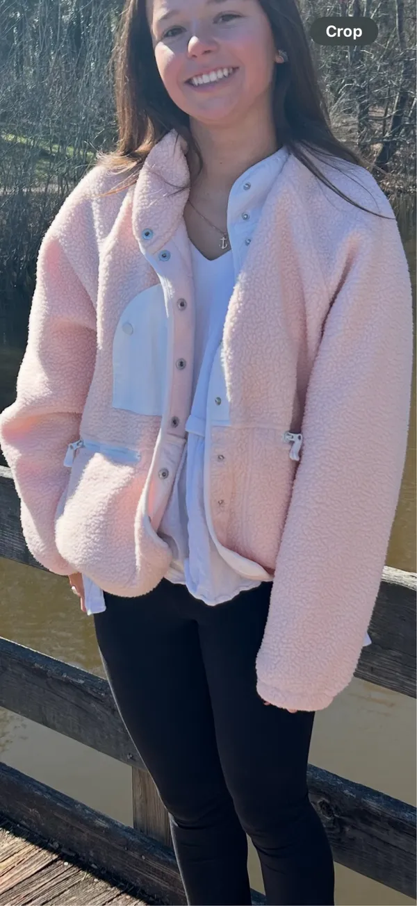Pink jacket/pullover Size M - Image 2