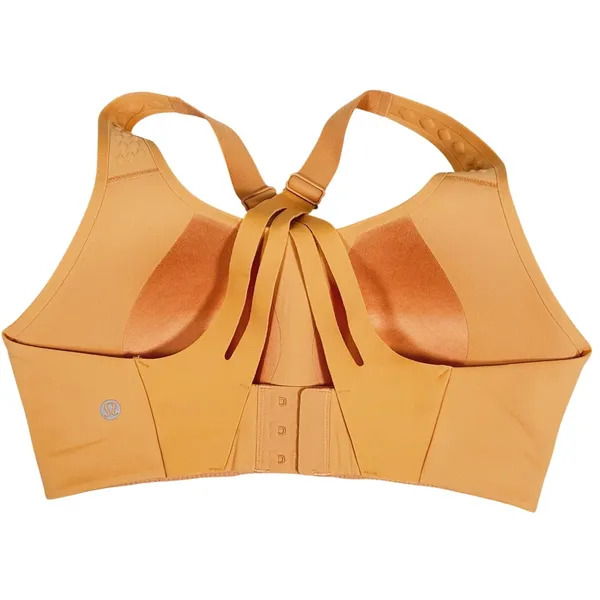 Lululemon AirSupport Sports Bra 34D High Impact Warm Apricot Orange Workout Run - Image 4