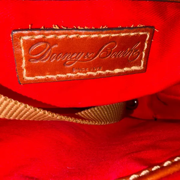 Dooney & Bourke Brown Leather Crossbody Bag - Image 10