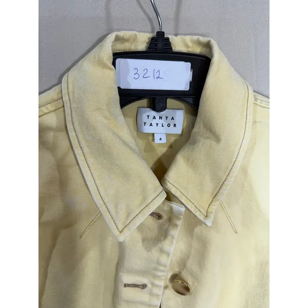 Tanya Taylor Parton yellow Vest Size 4 - Image 3