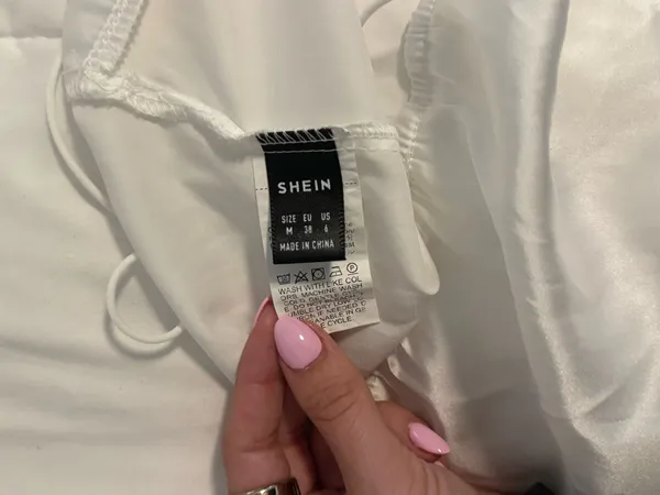 Shein White Silk Top Tank - Image 2