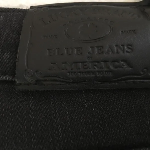 Lucky Brand Black Brooke leggings busted‎ knee jeans 6/28 - Image 8