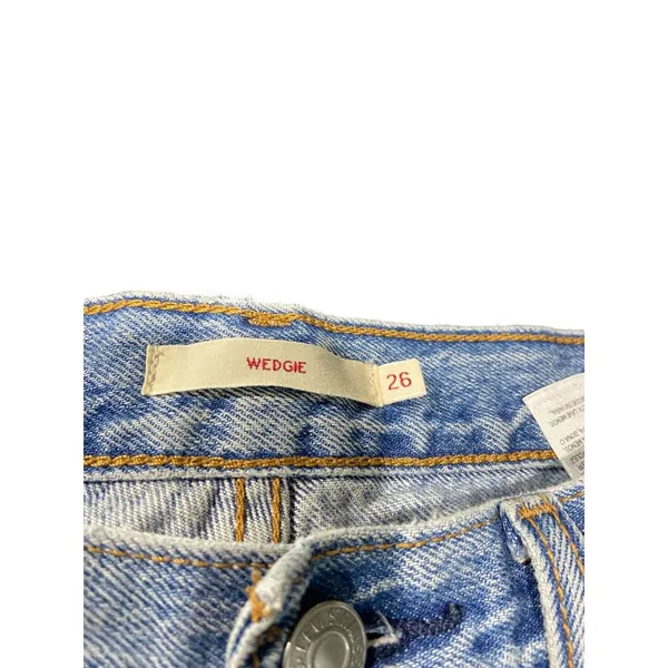 Levi’s Premium Denim Wedgie Jeans Blue Size 26 - Image 3