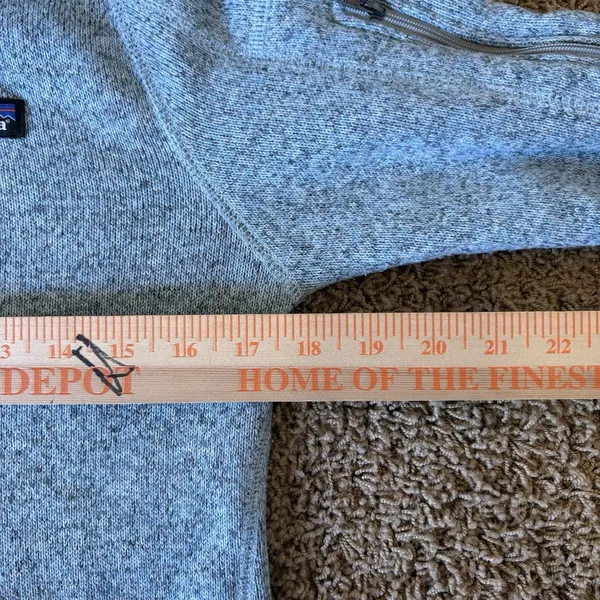 Patagonia Women's Better Sweater 1/4-Zip Sz Small Style‎ 25618 Hawthorne Blue - Image 9