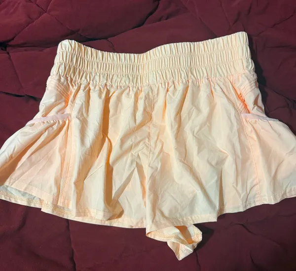 Free People Orange Shorts - Image 2