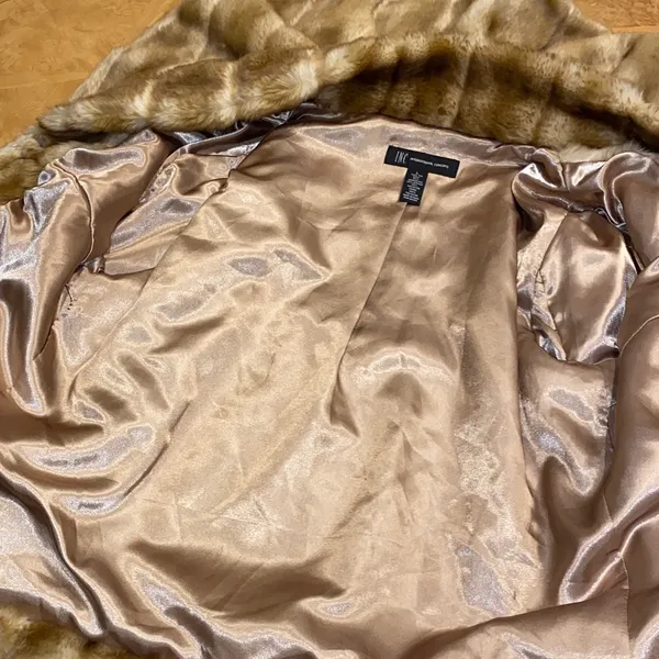 INC International Concepts Luxurious Faux Fur Jacket Size Large - Image 13
