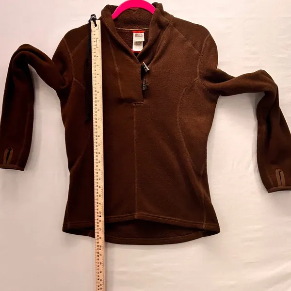 The North Face Fleece Pullover Sweater Brown‎ Medium - Image 11