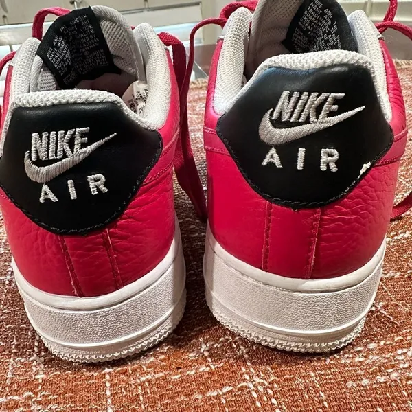Vintage Nike Air Force 1 Quilted Pink Sneakers Size 8 - Image 6