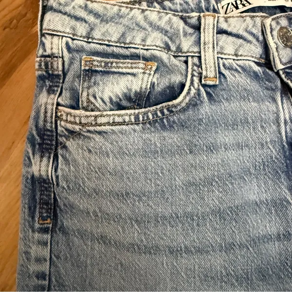 Zara Blue Denim Jeans - Image 5