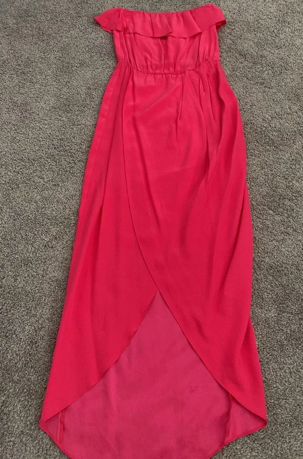 Amanda Uprichard Pink Silk Dress - Image 2