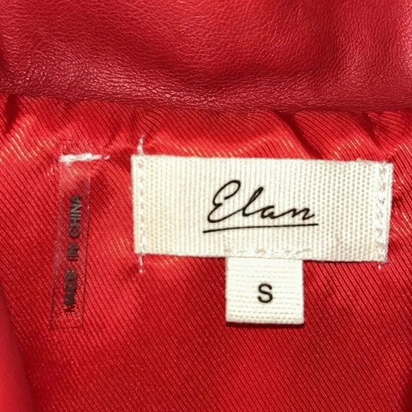 Elan Red Faux Leather Puffer
Vest(Size Small) - Image 5
