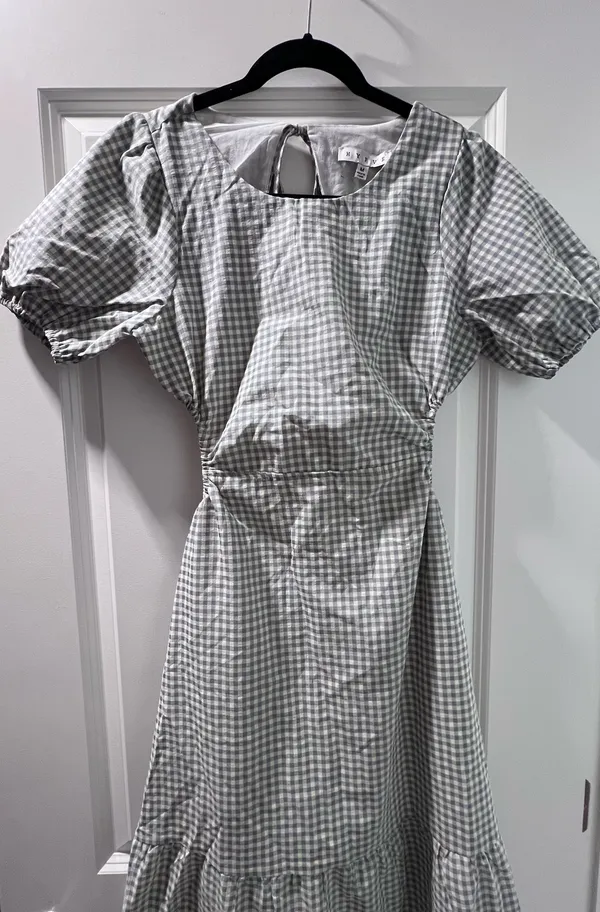 Blue Gingham Dress  - Image 2