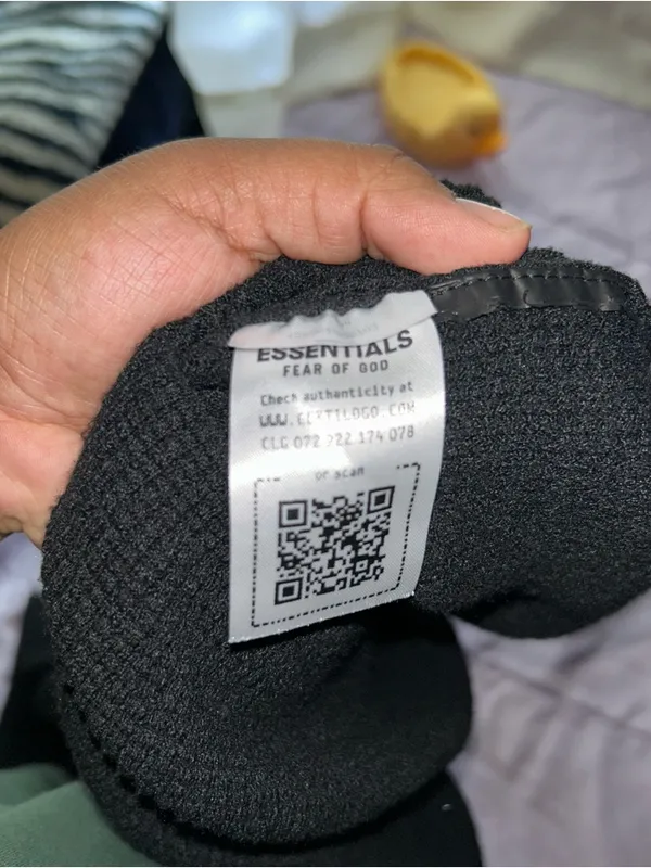 Fear of God Essentials WAFFLE FITTED LONG SLEEVE SWEATER - Image 6