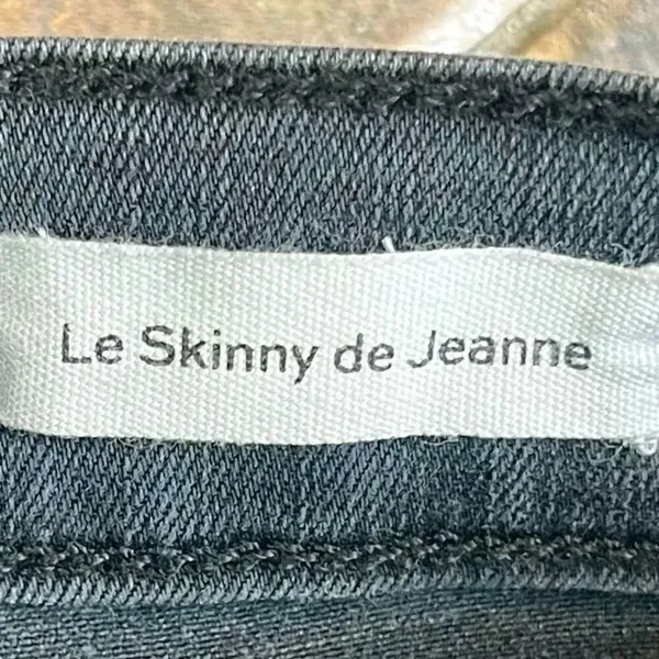 Frame Skinny Black Velvet Stripe Jeans 26 - Image 6