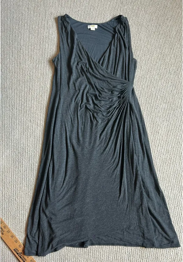 Maeve Anthropologie Dress Gray XL - Image 2