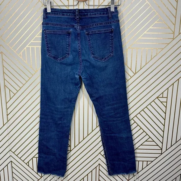 Acne Studios Jeans Skinny Straight High Rise‎ Medium Wash Denim Blue Size 28 - Image 7