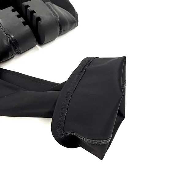 Ovar The Knee Stretchy Boots Slim Fit Combat Boots Round Toe Lycra High Boots - Image 11